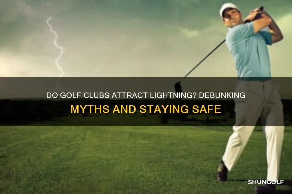 do golf clubs attract lightning