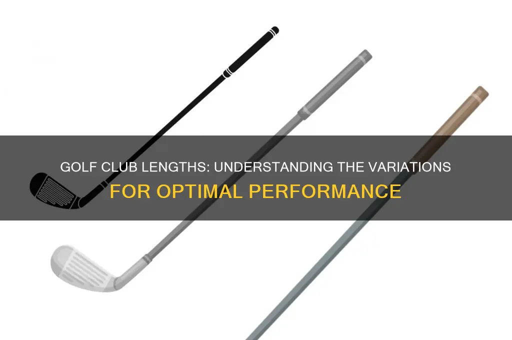 do golf clubs come in different lengths