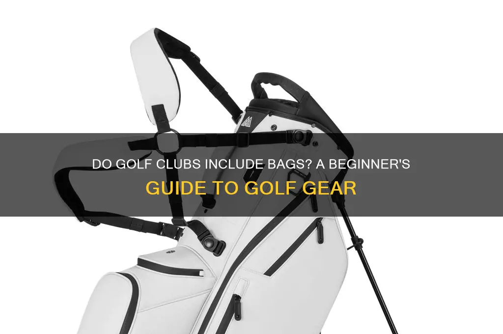 do golf clubs come with bags