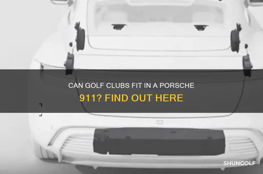 do golf clubs fit in porsche 911