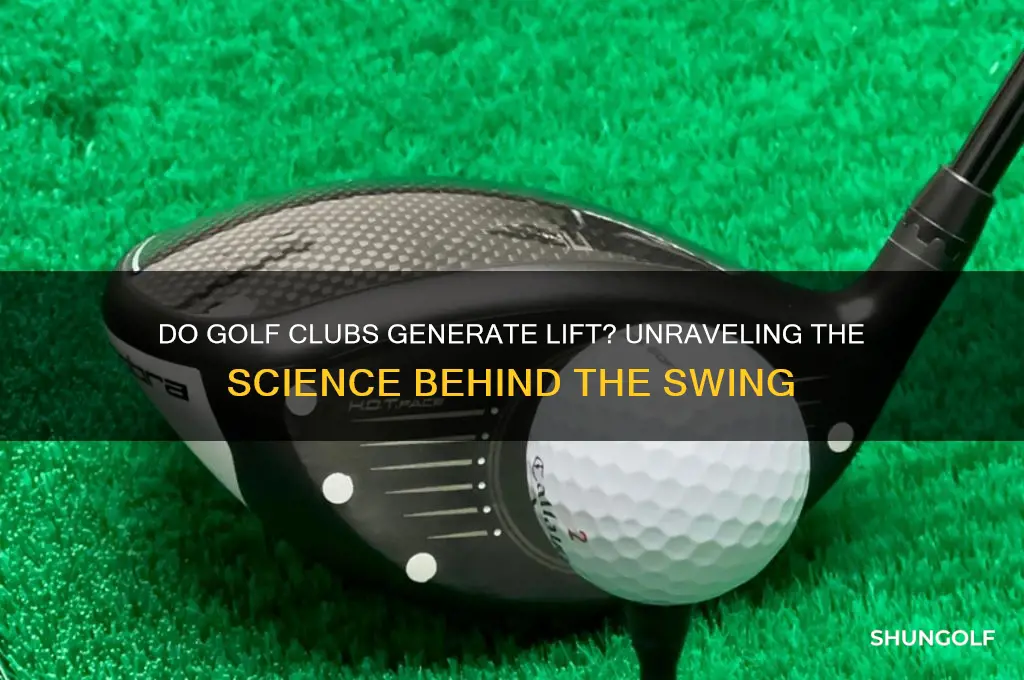 do golf clubs generate lift