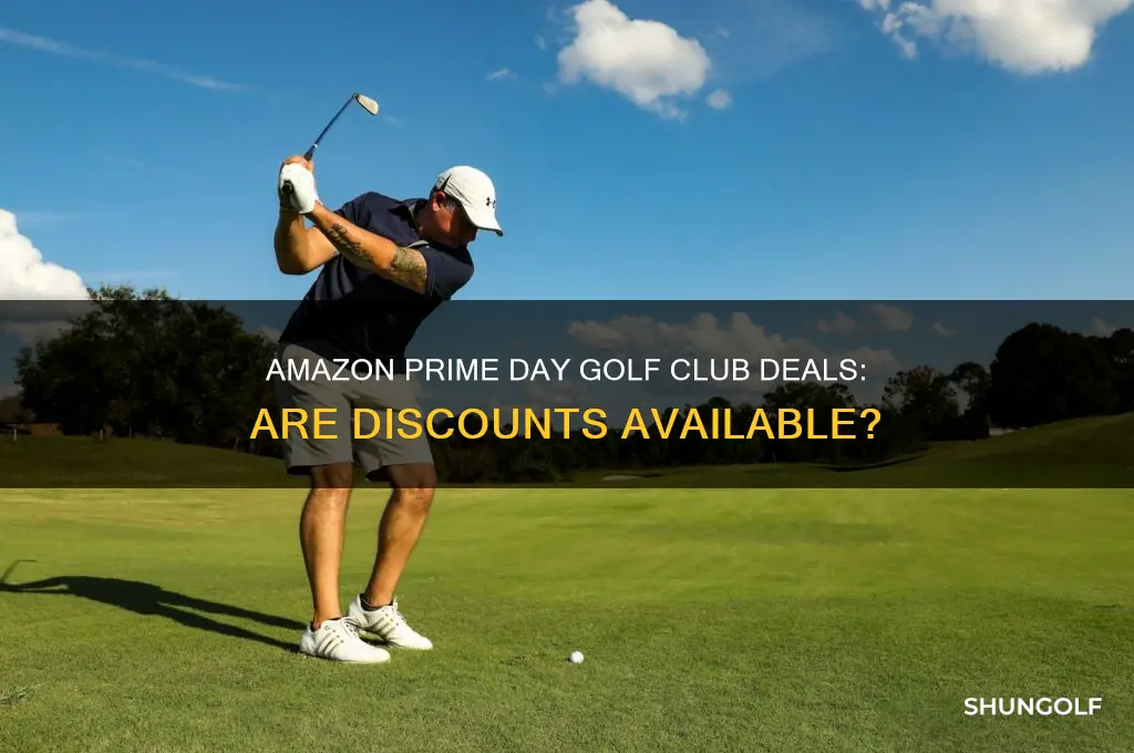 do golf clubs go on sale on amazon prime day