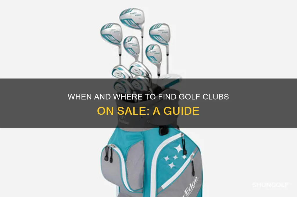 do golf clubs go on sale
