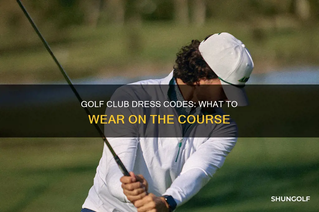 do golf clubs have dress codes