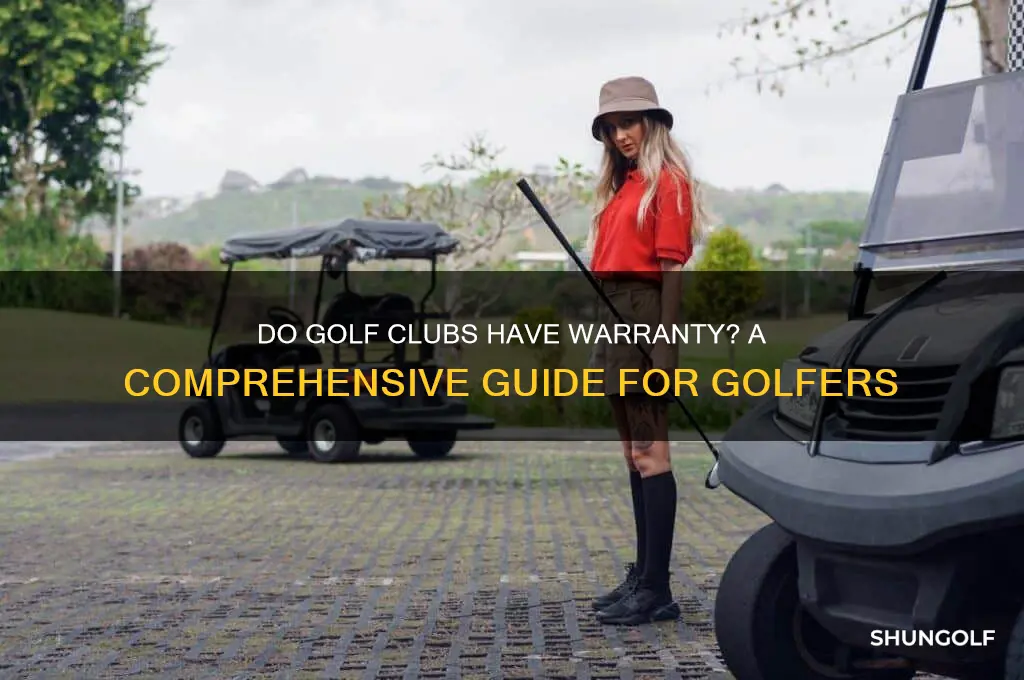 do golf clubs have warranty