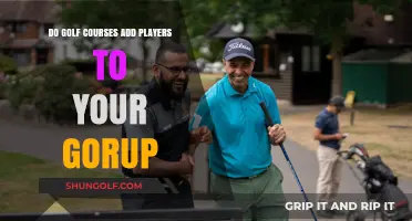 Do Golf Courses Add Players to Your Group? Exploring the Practice