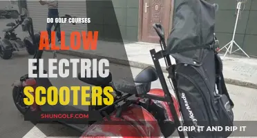 Electric Scooters on Golf Courses: Are They Allowed or Banned?