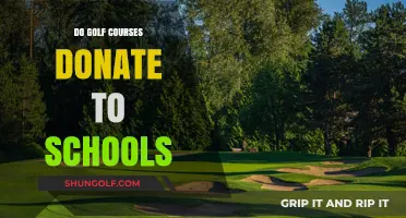 Golf Courses and Schools: Exploring Charitable Donations and Community Impact
