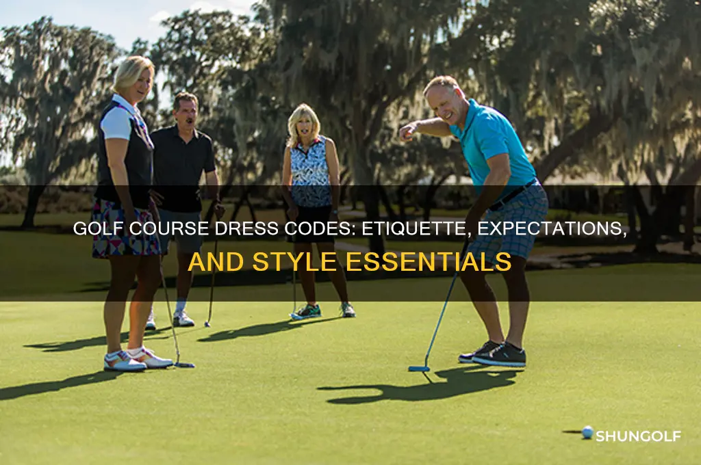 do golf courses have a dress code