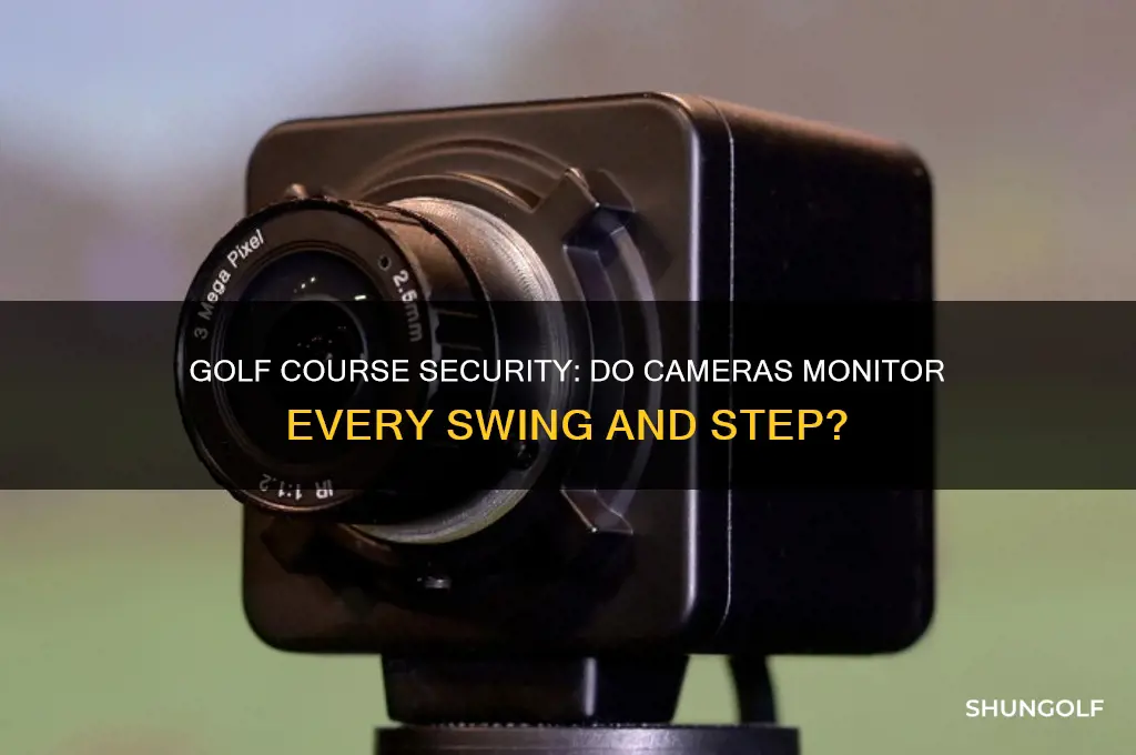 do golf courses have security cameras