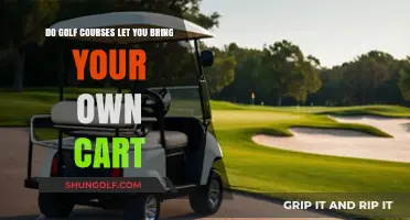 Can You Bring Your Own Golf Cart to the Course?