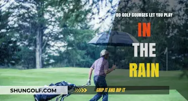 Playing Golf in the Rain: Course Policies and What You Need to Know