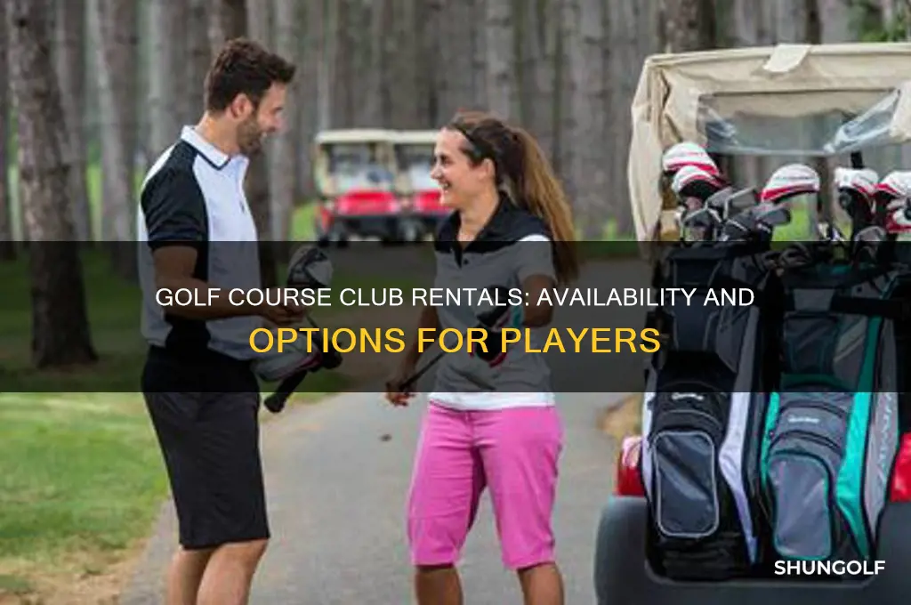 do golf courses offer club rentals