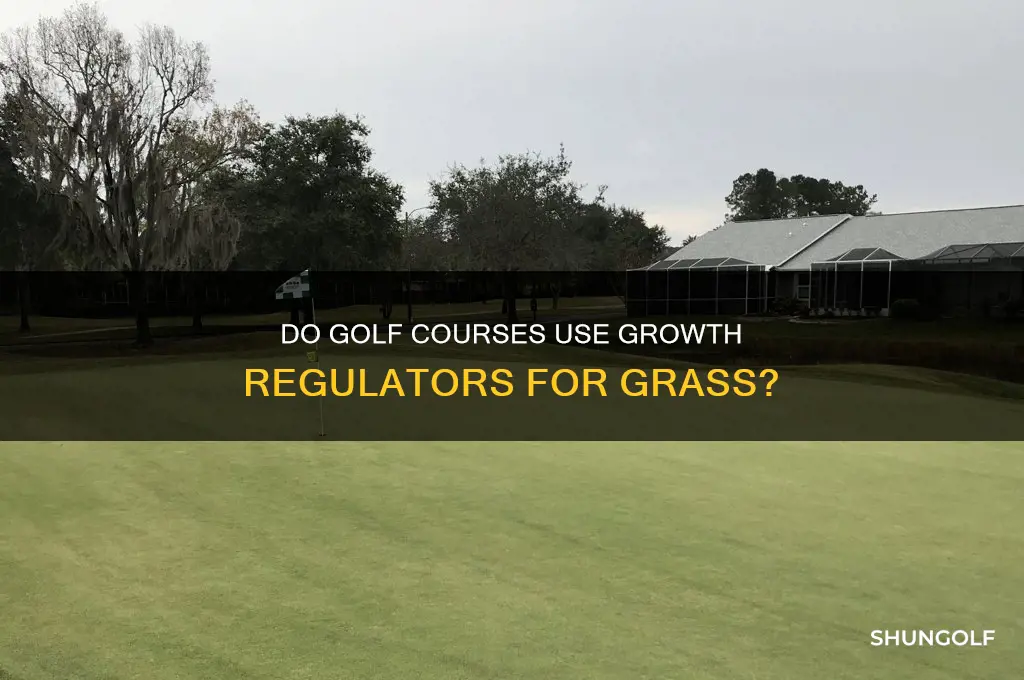 do golf courses use growth regulators for grass