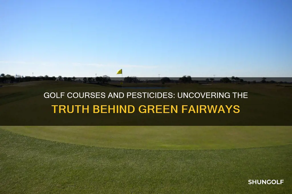 do golf courses use pesticides
