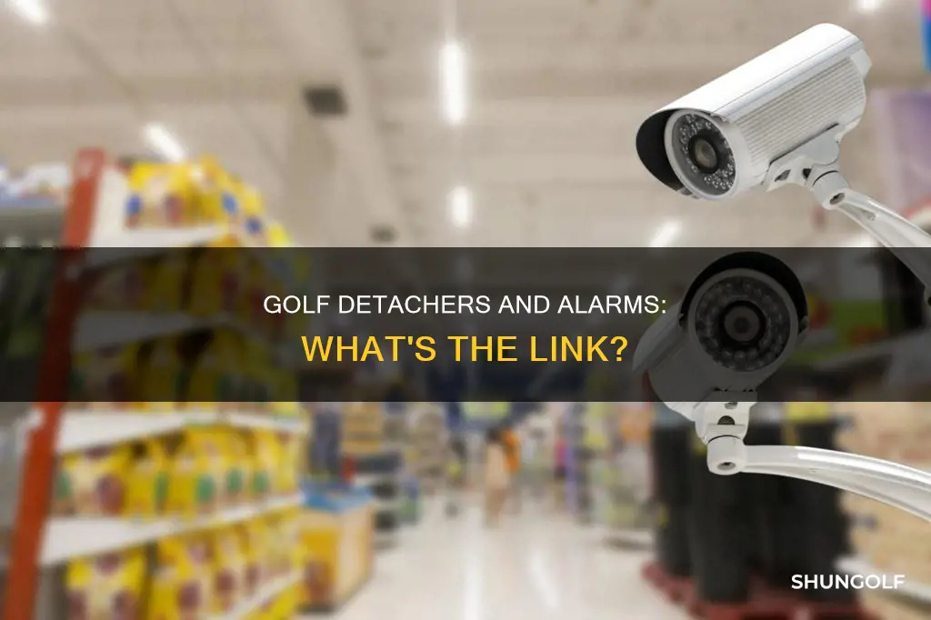 do golf detachers set off alarms