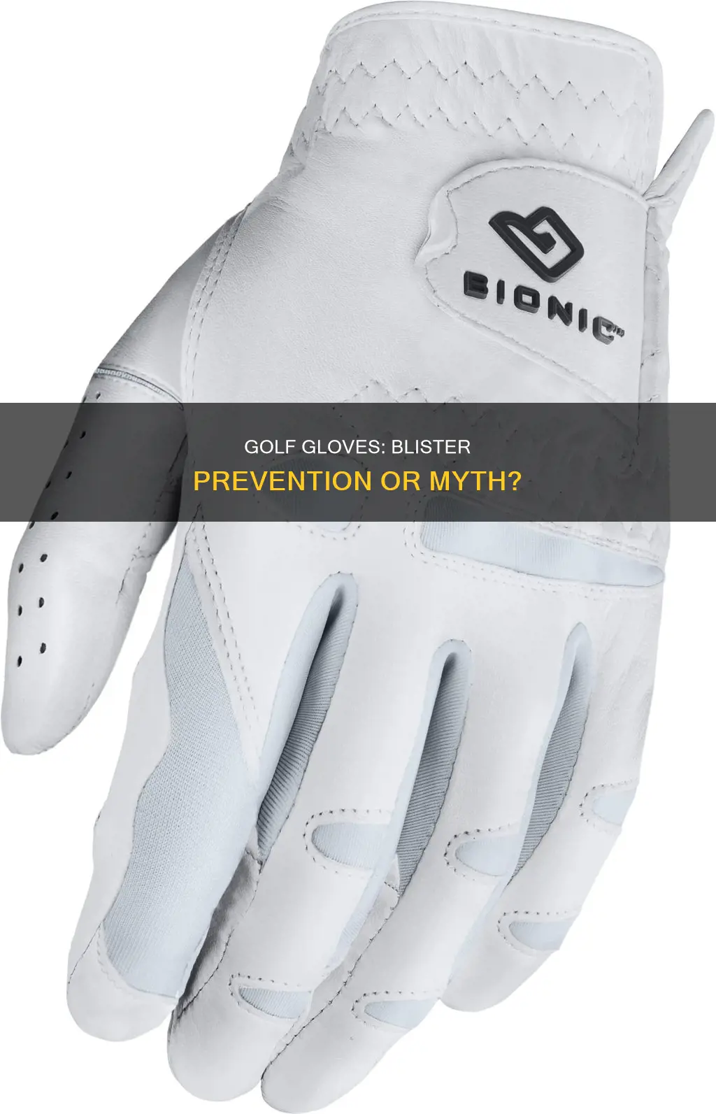 do golf gloves prevent blisters