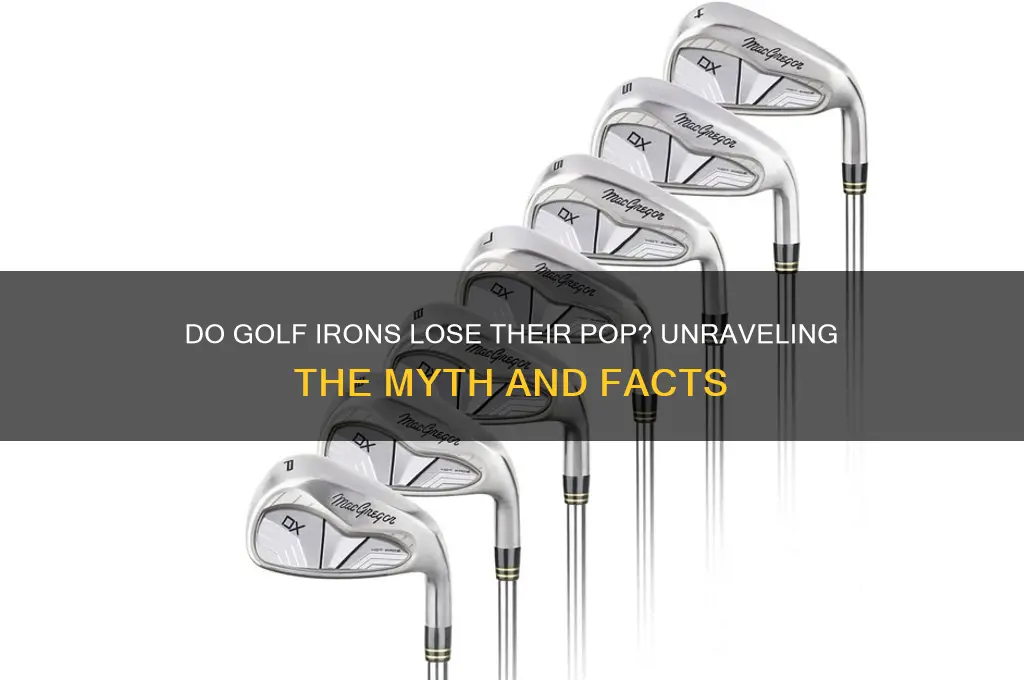 do golf irons lose their pop