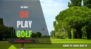 Do Golf or Play Golf: Mastering the Right Terminology on the Course