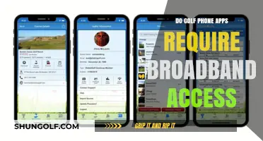 Do Golf Phone Apps Need Broadband Access? Exploring Connectivity Requirements