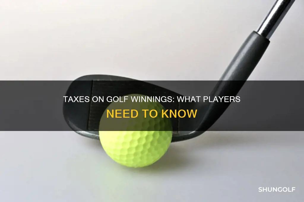 do golf players pay tax on winnings