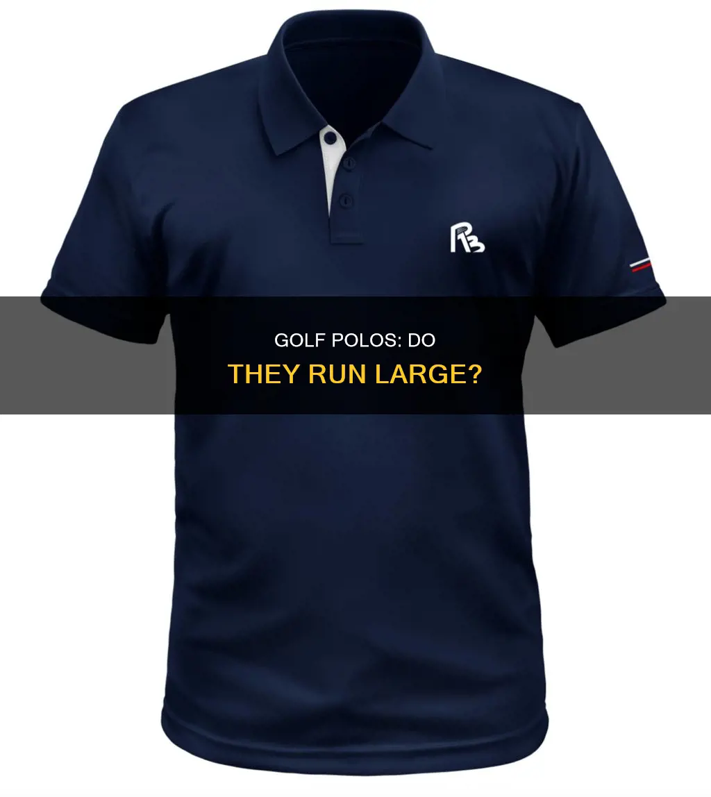 do golf polos run big