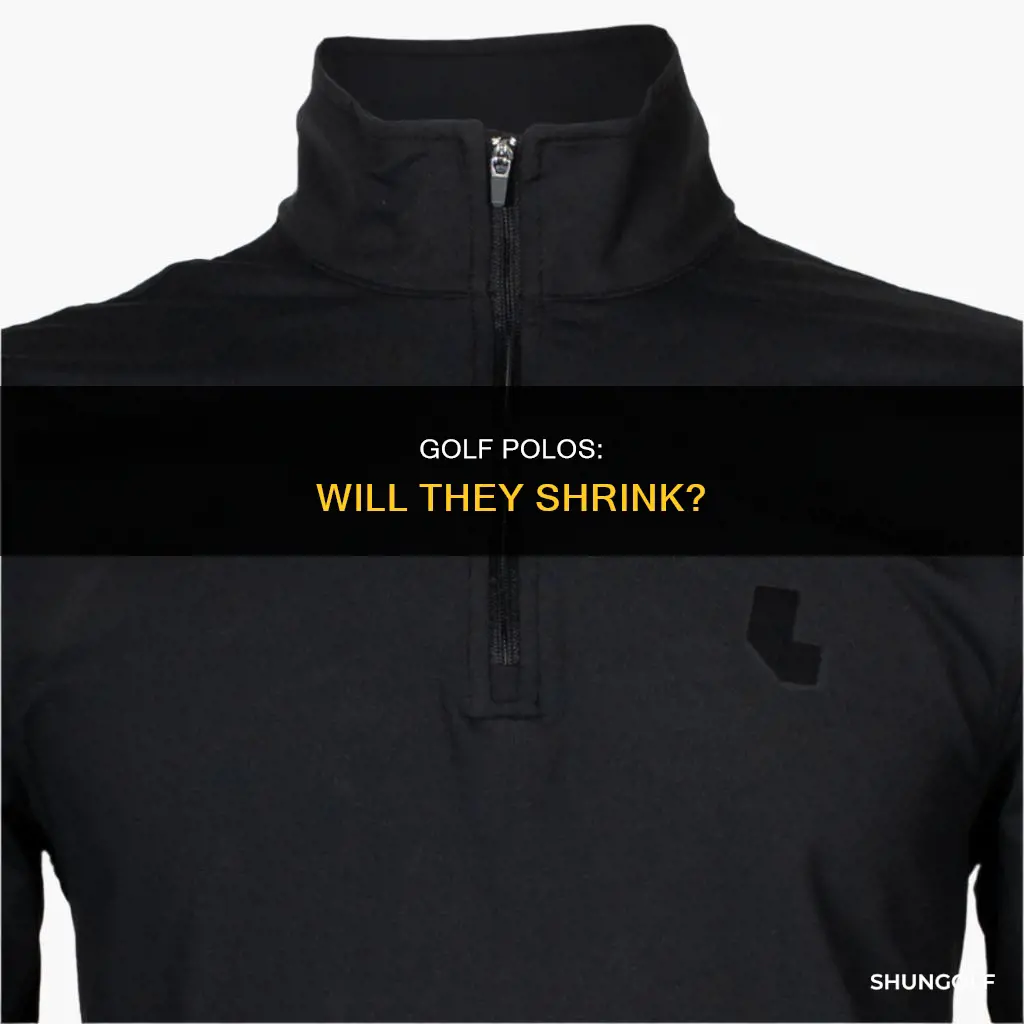 do golf polos shrink
