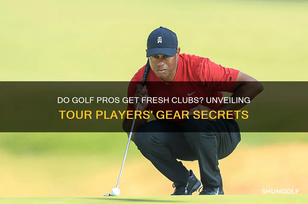 do golf pros get fresh clubs