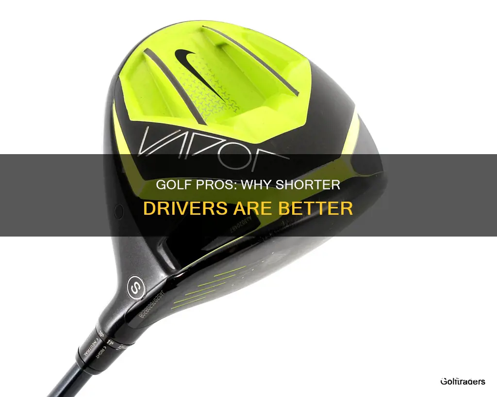 do golf pros shorten their drivers