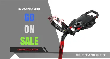 When and Where to Find Golf Push Carts on Sale