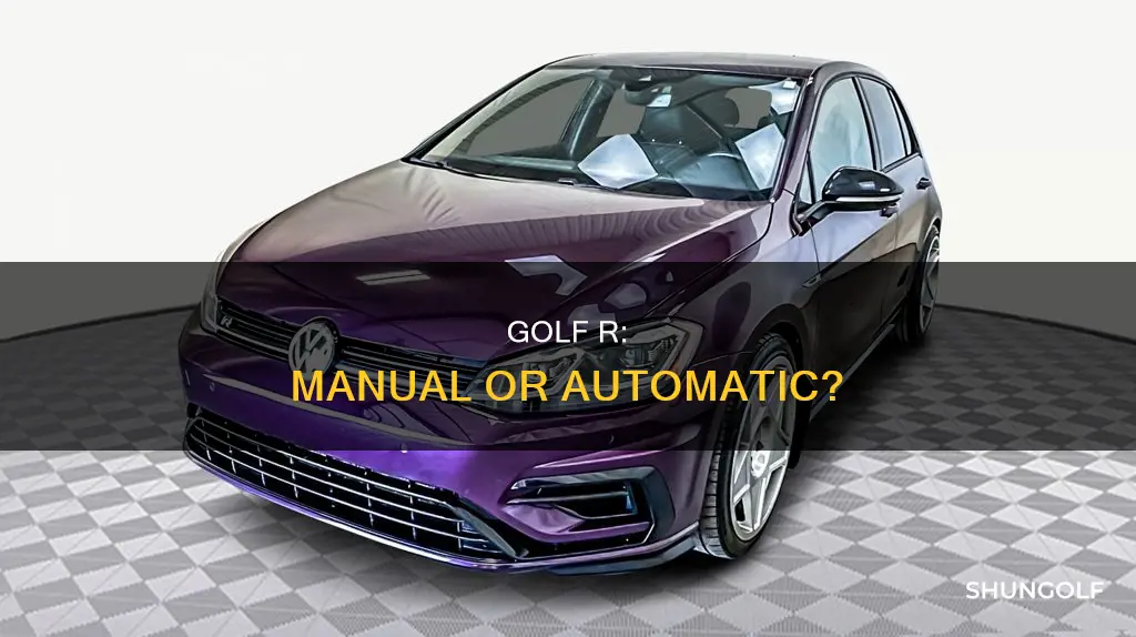 do golf r come in manual
