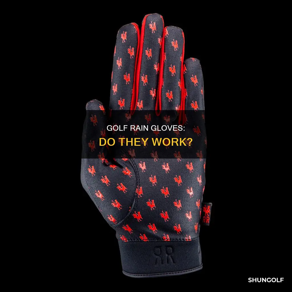 do golf rain gloves work