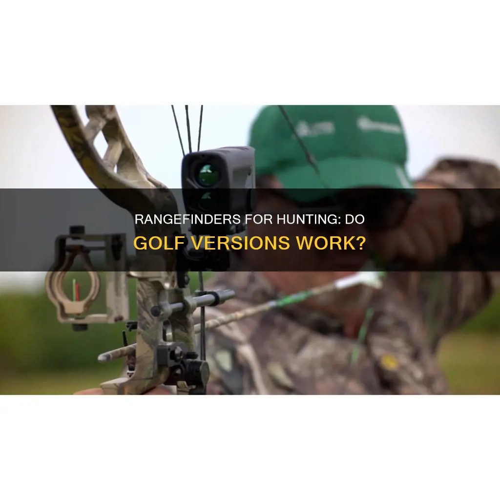 do golf rangefinders work for hunting