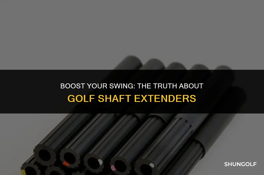 do golf shaft extenders work