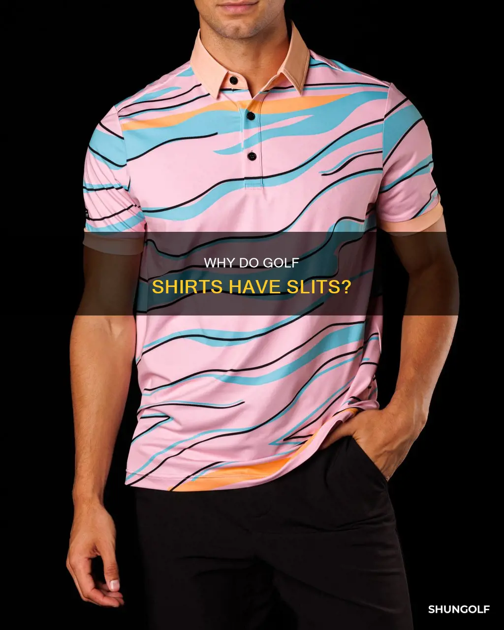 do golf shirts have slits