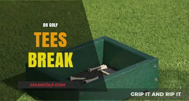 Golf Tees: Breaking Point and Prevention