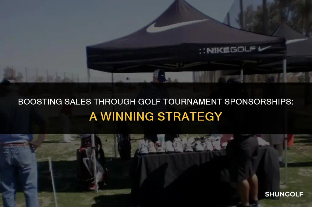 do golf tournament sponsorships sell