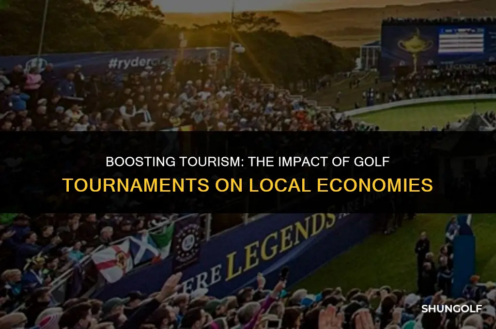 do golf tournaments bring in tourism