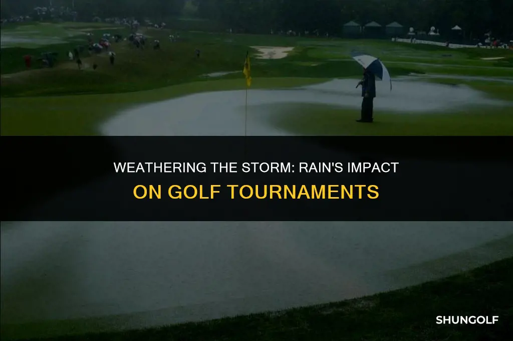 do golf tournaments get cancelled for rain
