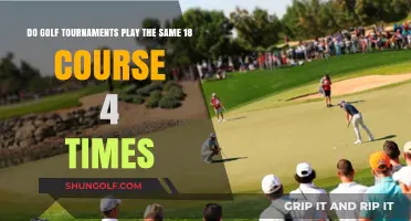 Do Golf Tournaments Repeat the Same 18 Holes Four Times?