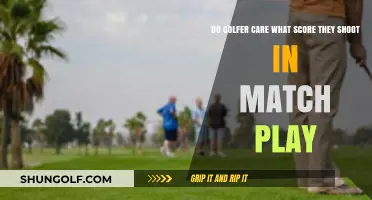 Do Golfers Care About Their Score in Match Play?