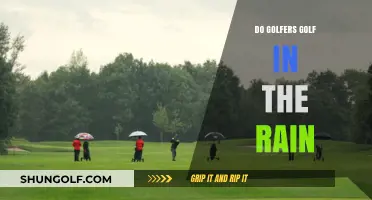 Golfers: Rain or Shine?