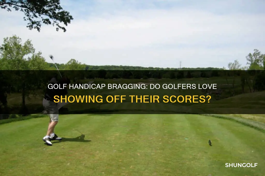 do golfers like to brag on thier golf handicap