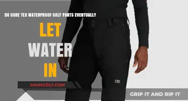 Do Gore-Tex Golf Pants Lose Waterproofing Over Time?