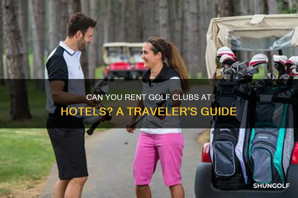 do hotels have golf clubs you can rent
