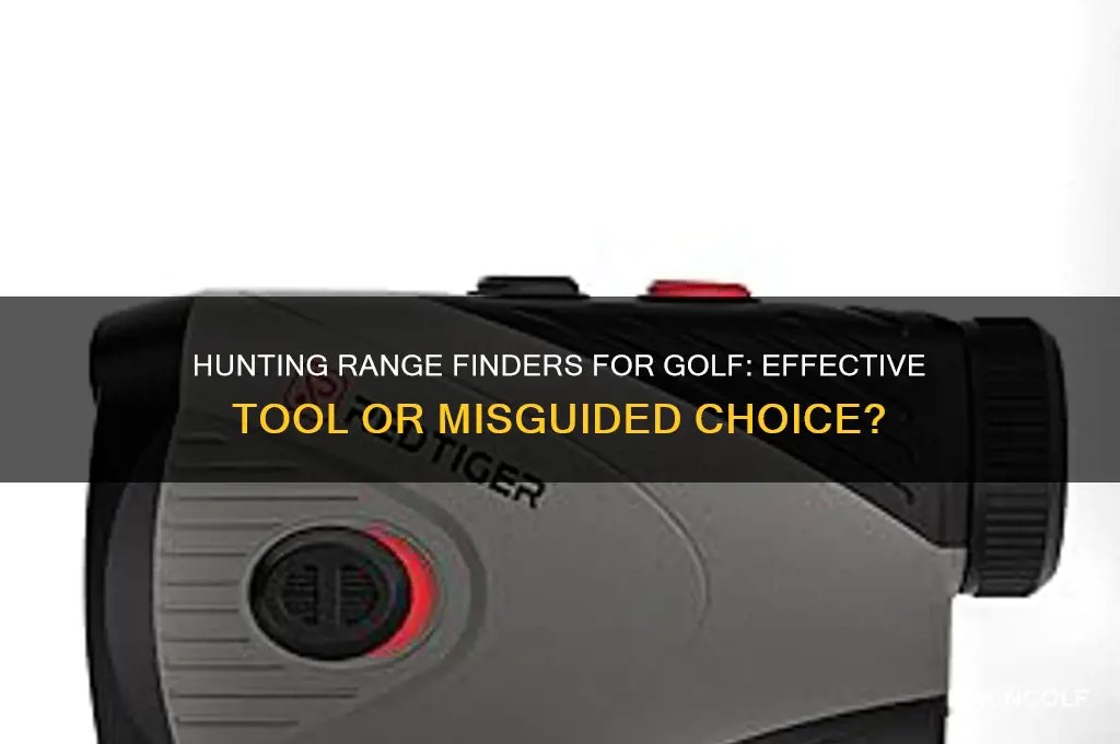 do hunting range finders work for golf