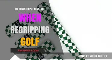 Regripping Golf Clubs: Is New Tape Necessary for a Secure Grip?