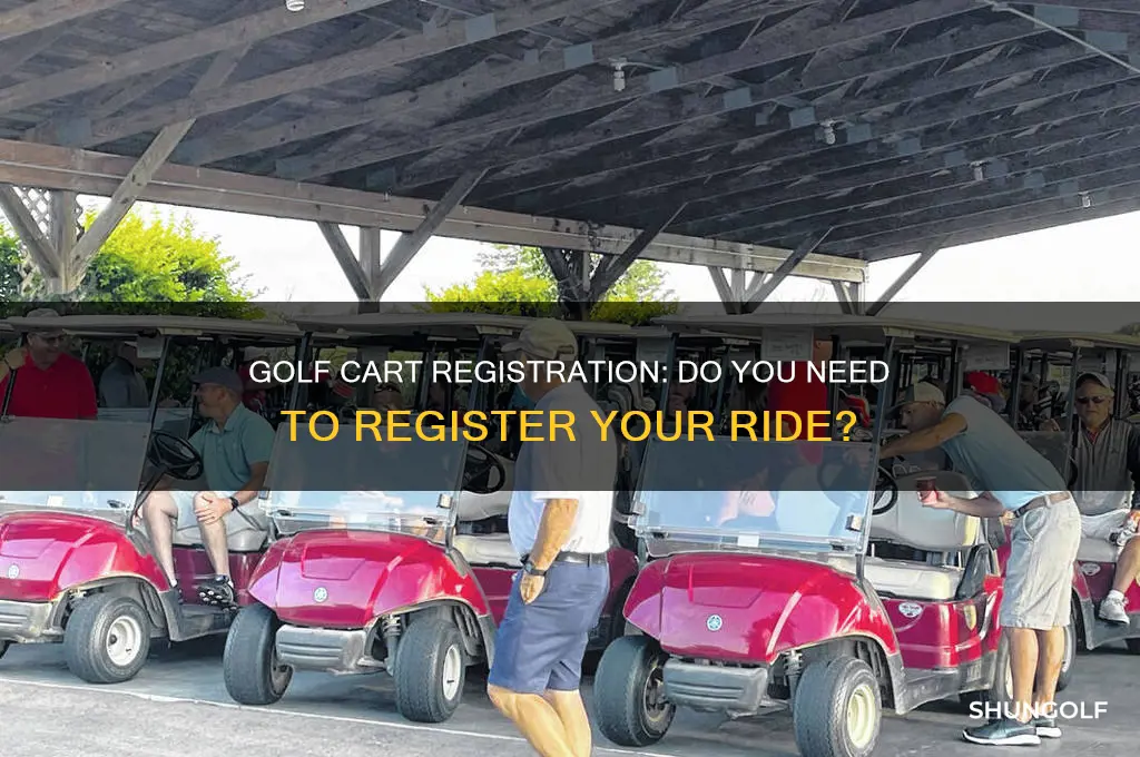 do i have to register my golf cart