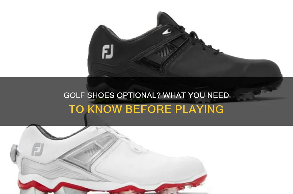 do i have to wear golf shoes to play golf