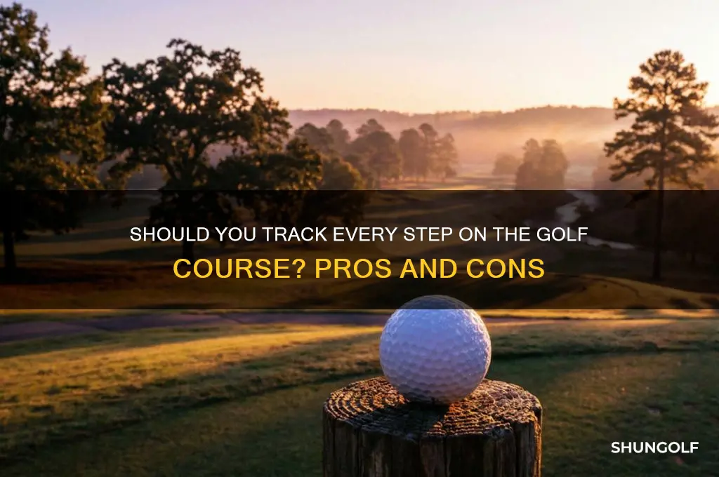 do i measure every step i take on golf course